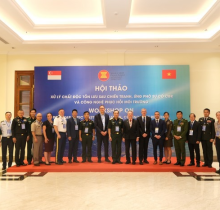 KHAI MẠC HỘI THẢO QUỐC TẾ VỀ "XỬ LÝ CHẤT ĐỘC TỒN LƯU SAU CHIẾN TRANH, ỨNG PHÓ SỰ CỐ CBR VÀ CÔNG NGHỆ PHỤC HỒI MÔI TRƯỜNG"