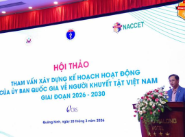 NÂNG CAO CHẤT LƯỢNG SỐNG, THÚC ĐẨY HÒA NHẬP – HỘI THẢO THAM VẤN KẾ HOẠCH NGƯỜI KHUYẾT TẬT 2026–2030