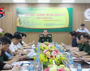 BẾ MẠC TRIỂN LÃM "DA CAM - LƯƠNG TRI VÀ CÔNG LÝ" NĂM 2025 TẠI TỈNH BẮC GIANG