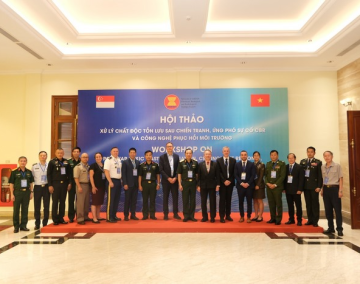 KHAI MẠC HỘI THẢO QUỐC TẾ VỀ "XỬ LÝ CHẤT ĐỘC TỒN LƯU SAU CHIẾN TRANH, ỨNG PHÓ SỰ CỐ CBR VÀ CÔNG NGHỆ PHỤC HỒI MÔI TRƯỜNG"