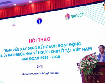 NÂNG CAO CHẤT LƯỢNG SỐNG, THÚC ĐẨY HÒA NHẬP – HỘI THẢO THAM VẤN KẾ HOẠCH NGƯỜI KHUYẾT TẬT 2026–2030